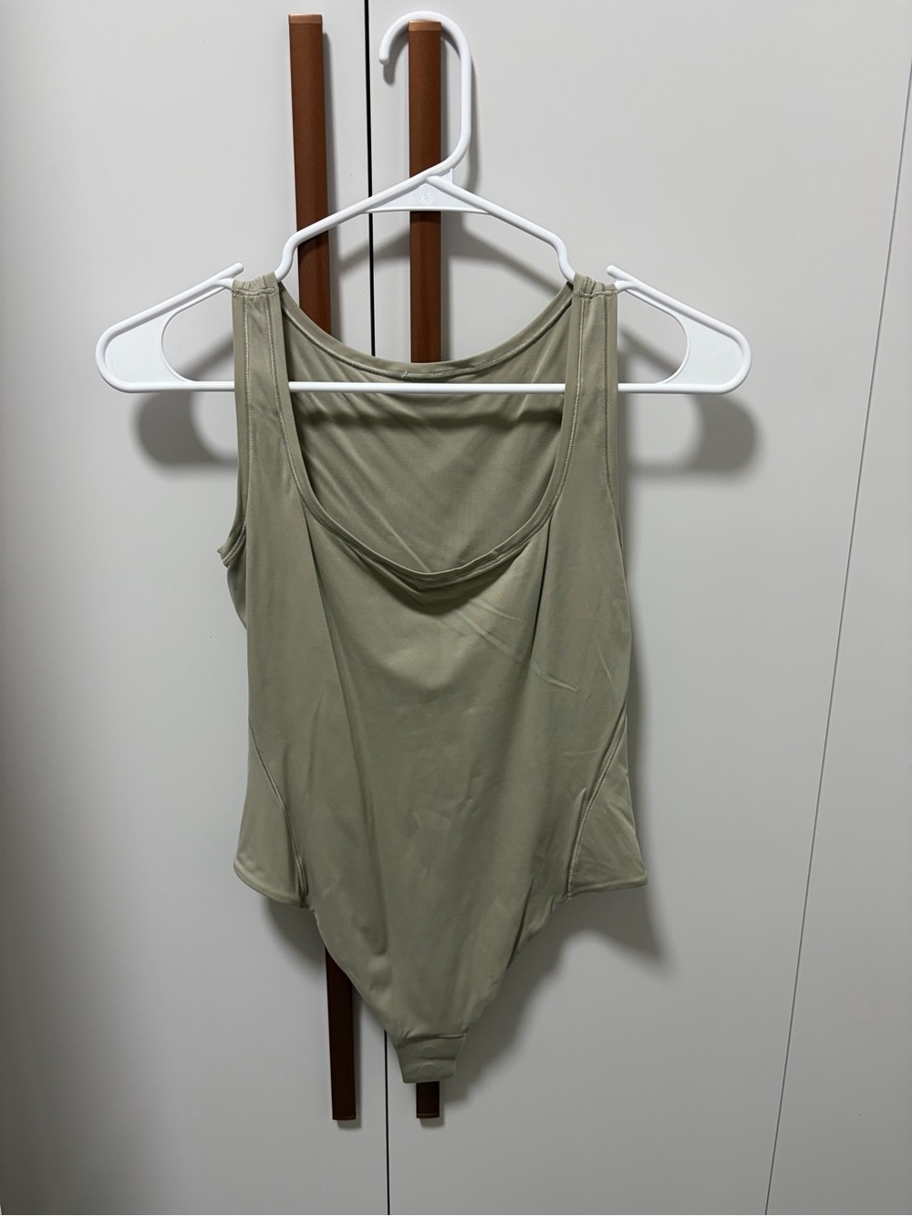 lululemon athletica Sage Green Scoop Neck Bodysuit